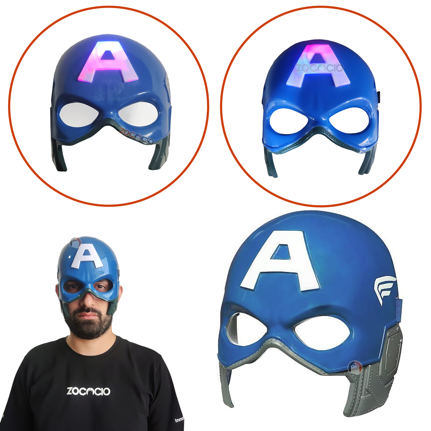 Miniatura 3 de Combo Mascara Y Escudo Capitán América C